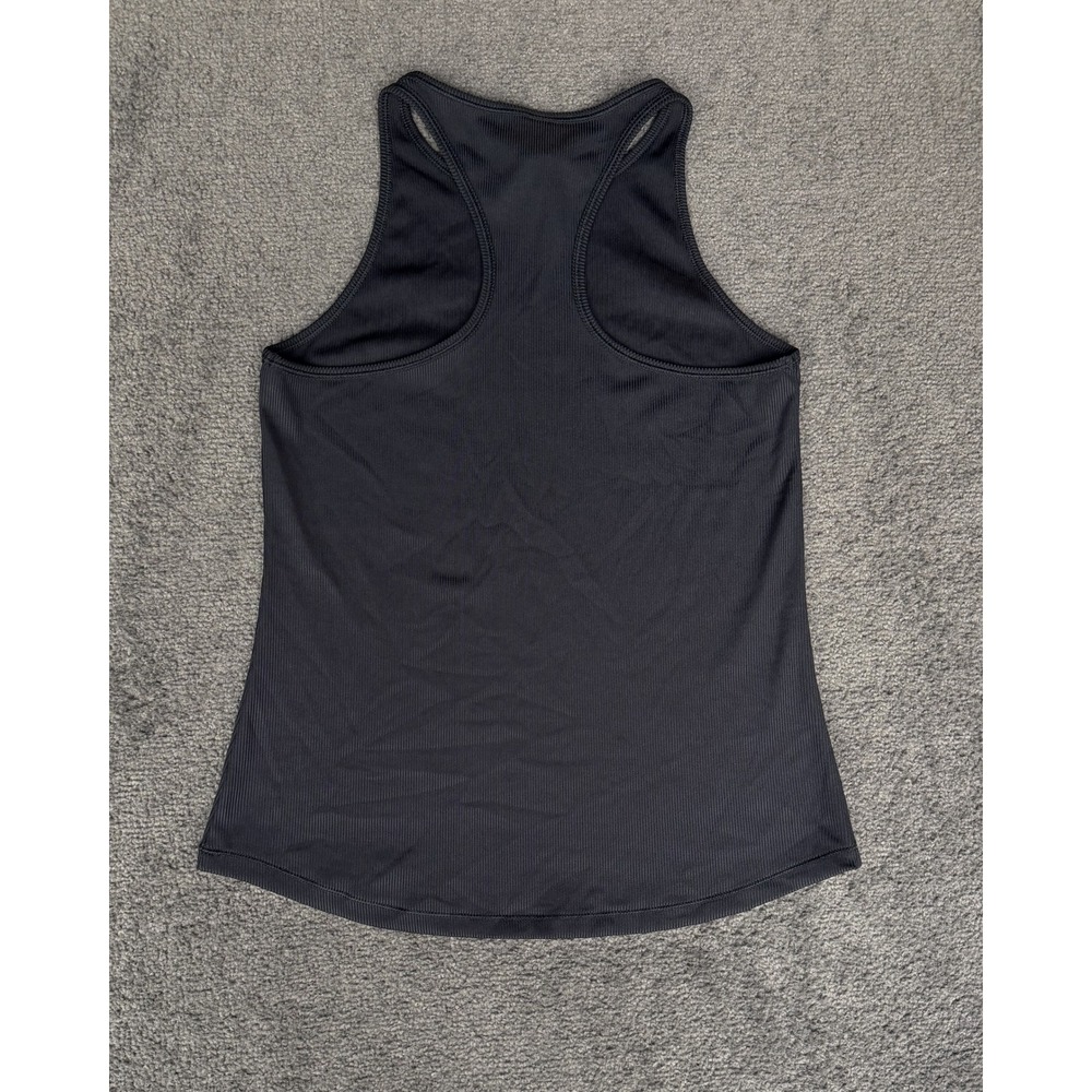 All In Motion Womens Black Ribbed Racerback Active Tank Top Small High Neck - Picture 6 of 6